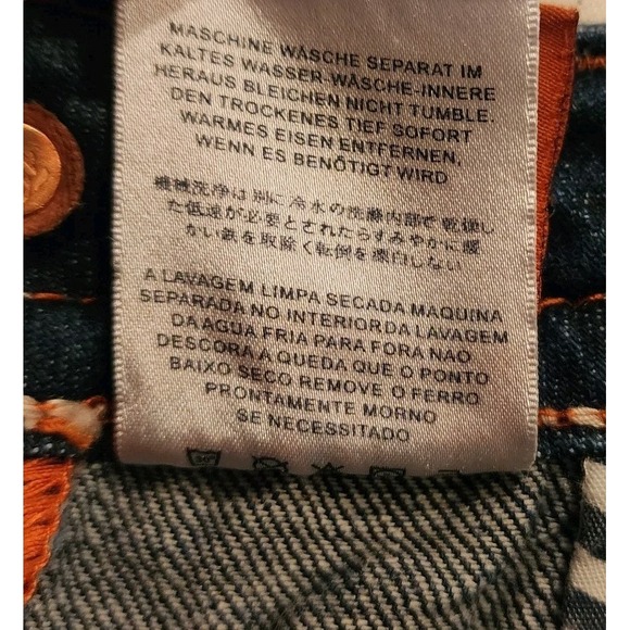 Rock Revival Emilie Easy Shorts 28 Y2K Western Cowgirl Embroidered Denim Glam - Picture 16 of 16